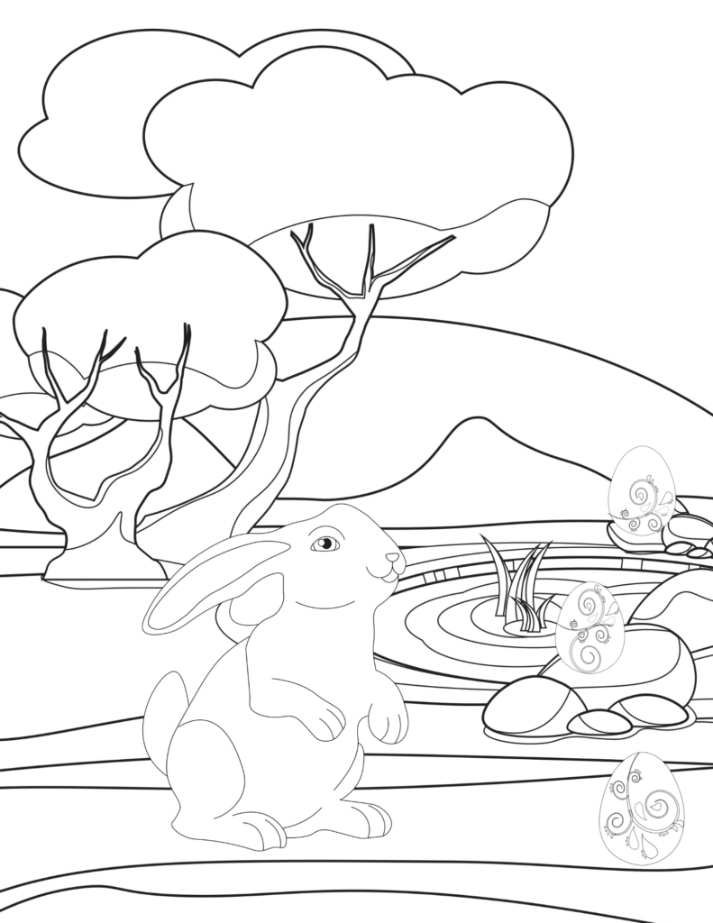 Easter Colouring Pages