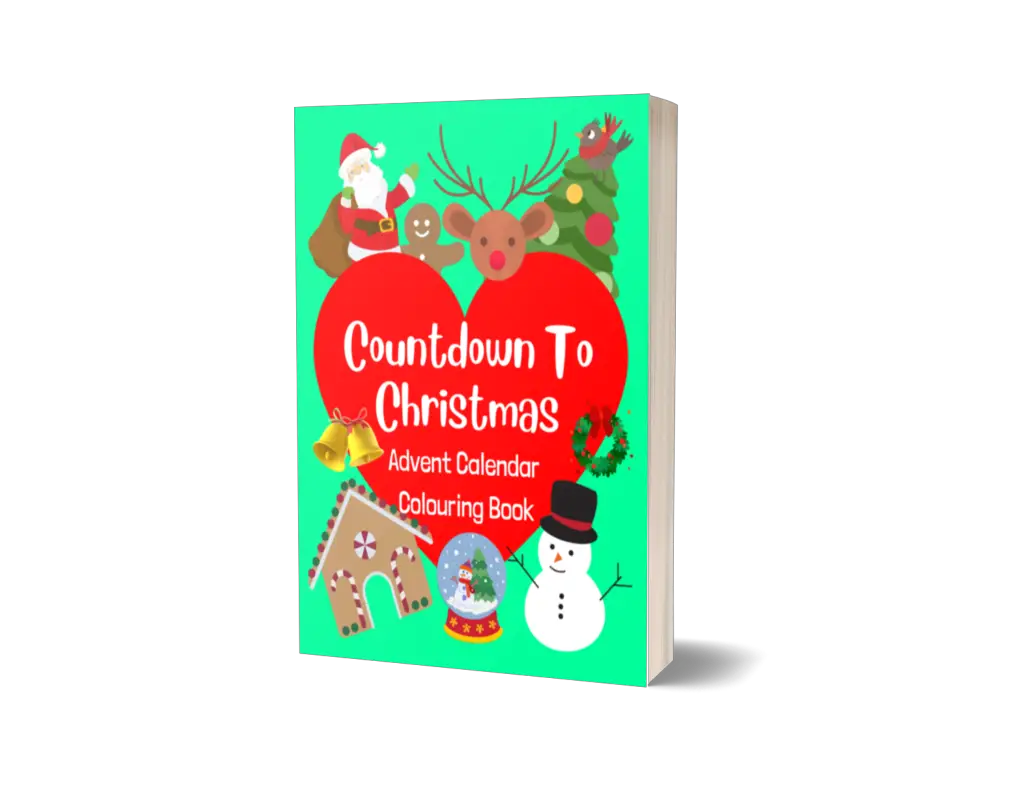 Countdown To Christmas Advent Calendar Colouring Book