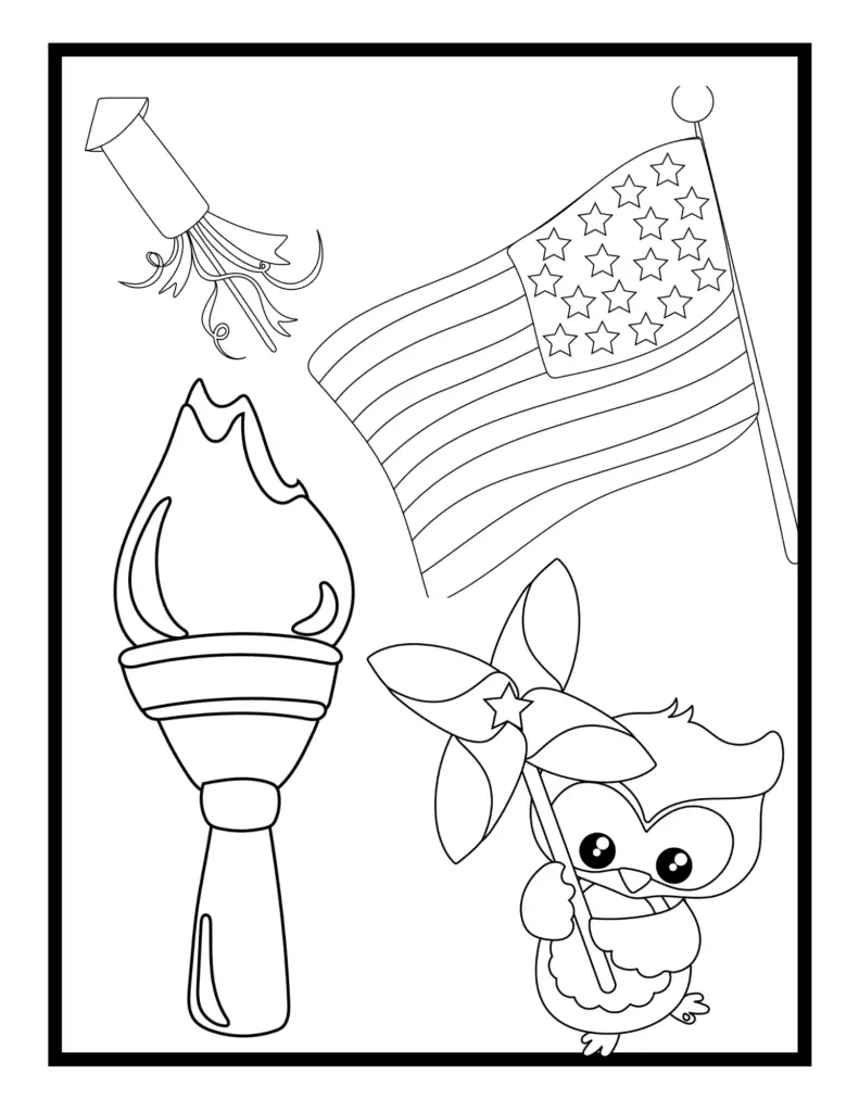 free 4th of July coloring pages