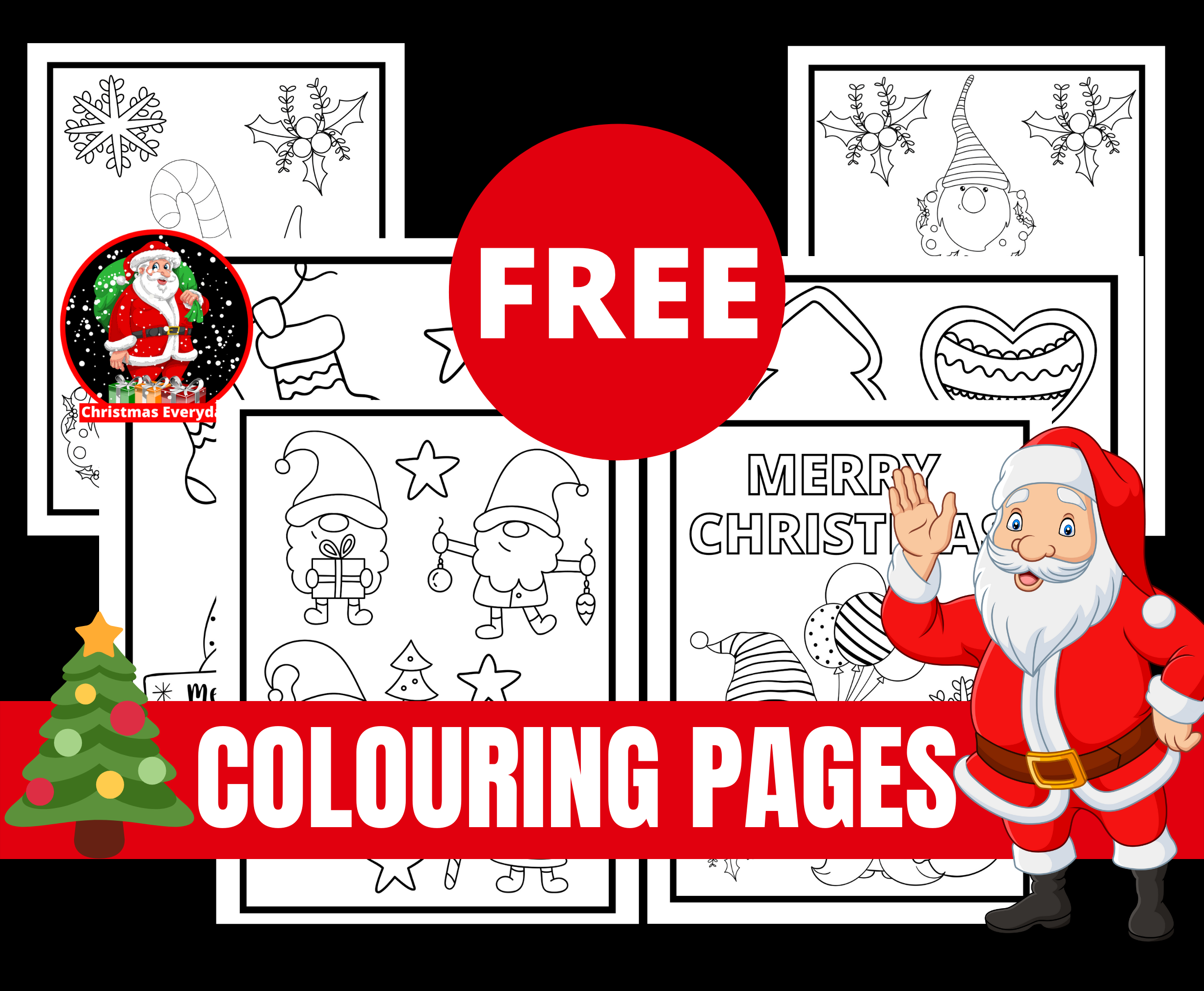 Free Cute Christmas Gnomes Coloring Pages That Kids Will Love!