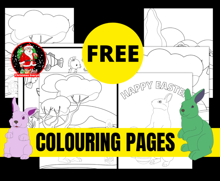 Free Easter Colouring Pages
