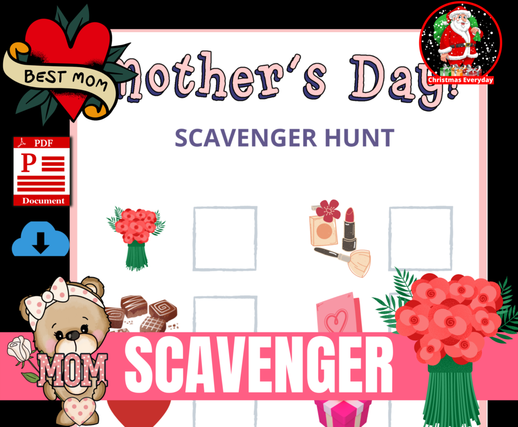 Mothers Day Scavenger Hunt