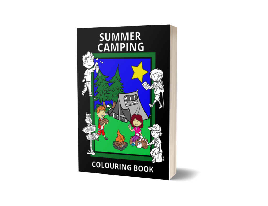Summer Camping Colouring Book