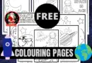 Free Space Colouring Pages
