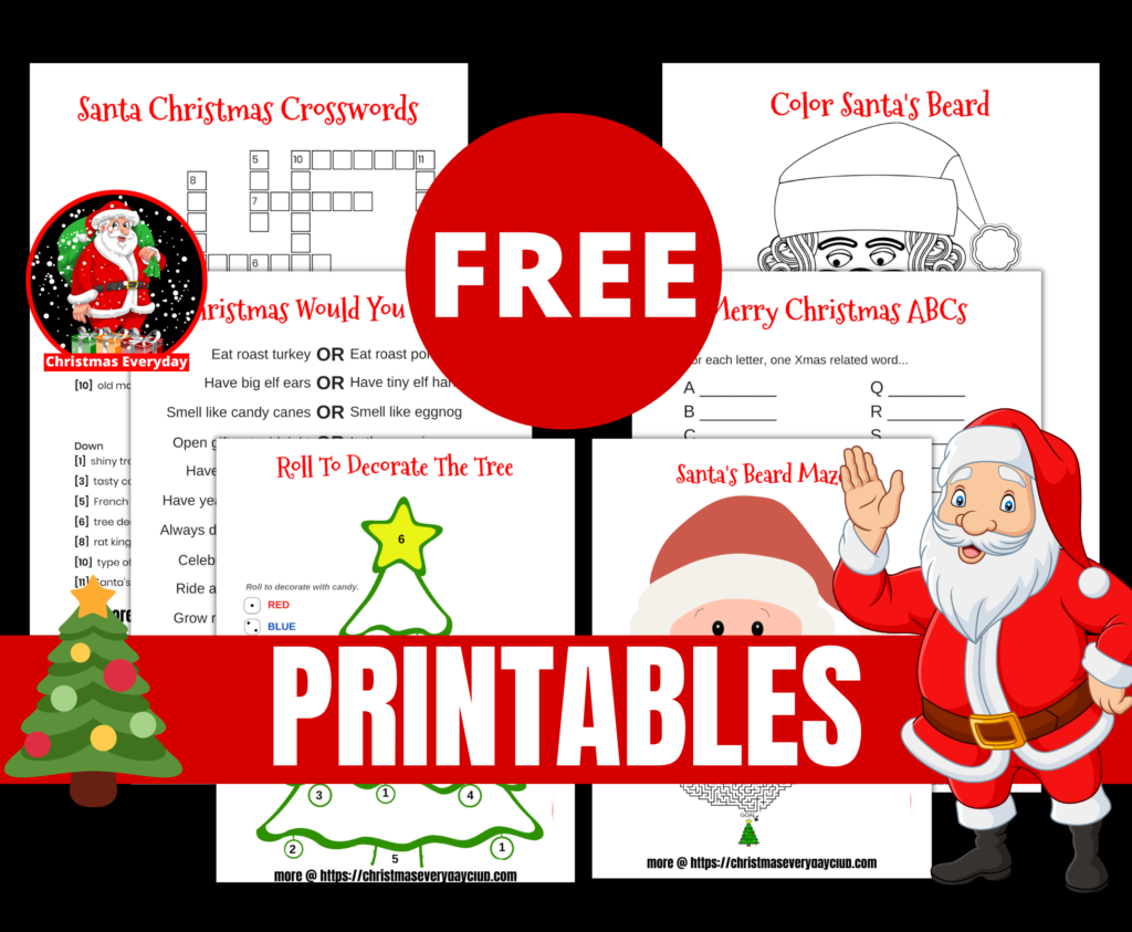 Free Printable Christmas Party Games