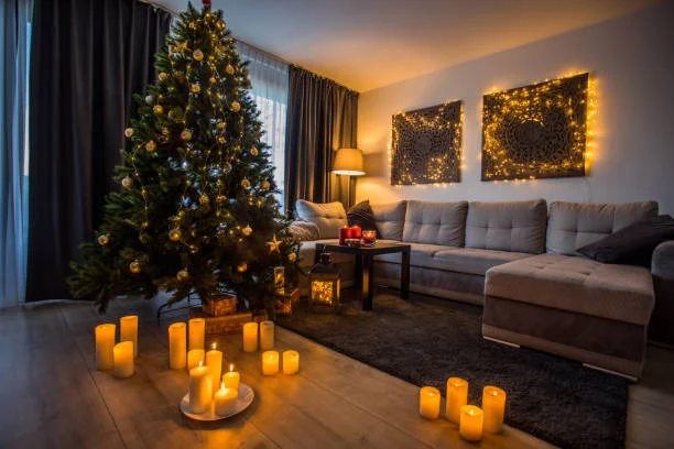 cool christmas Decoration of living room