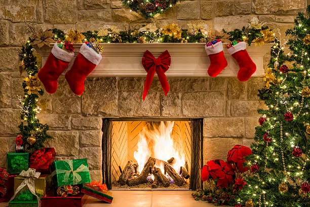 cool christmas Mantle décor ideas