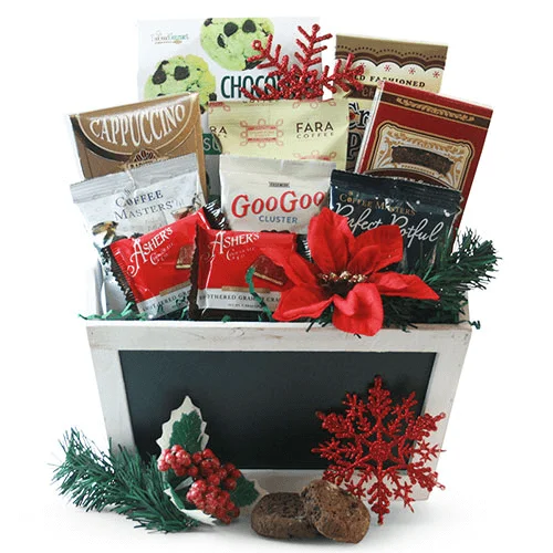 Christmas Coffee Gift Basket Classic