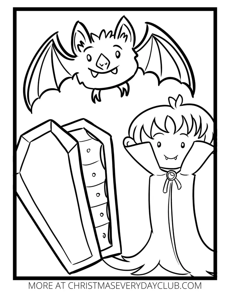 Free Halloween Colouring Pages