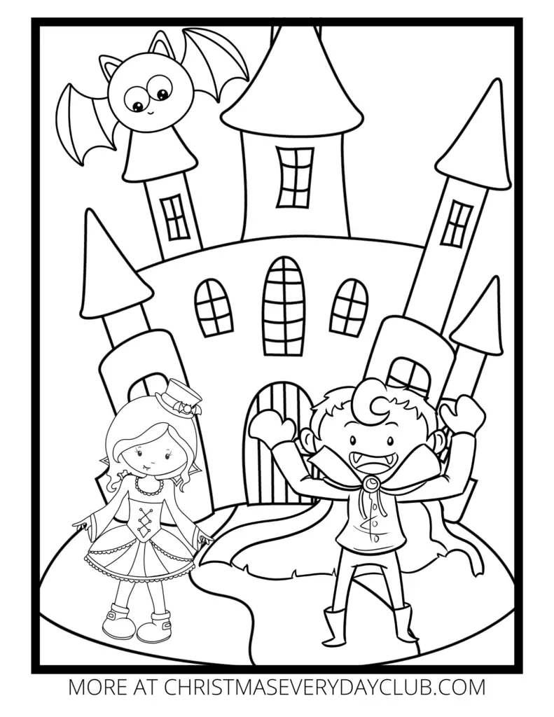 Free Halloween Colouring Pages