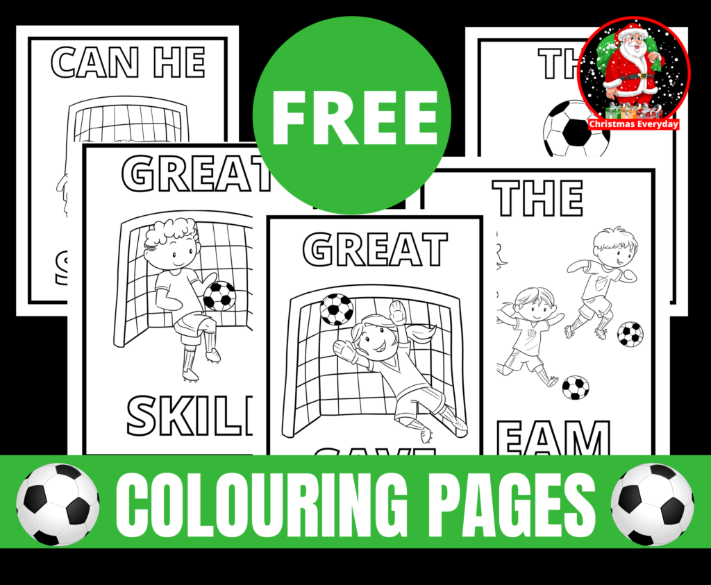 Free Football Colouring Pages