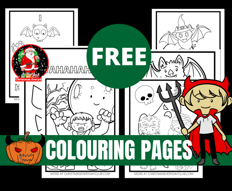 Free Halloween Colouring Pages