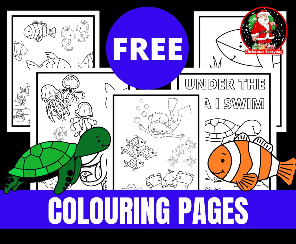 Under The Sea Colouring Pages