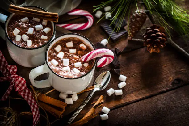 hot chocolate or coffee station on the Week Before Christmas