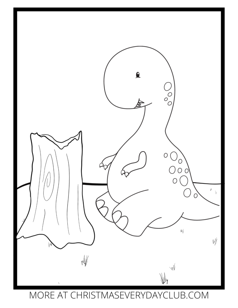 Free Dinosaur Colouring Pages