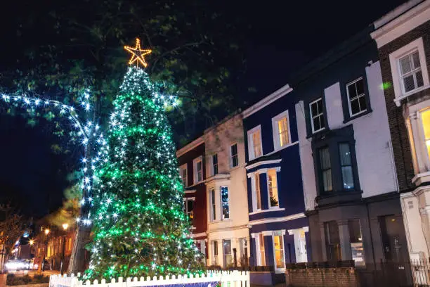 Christmas tree in the UK