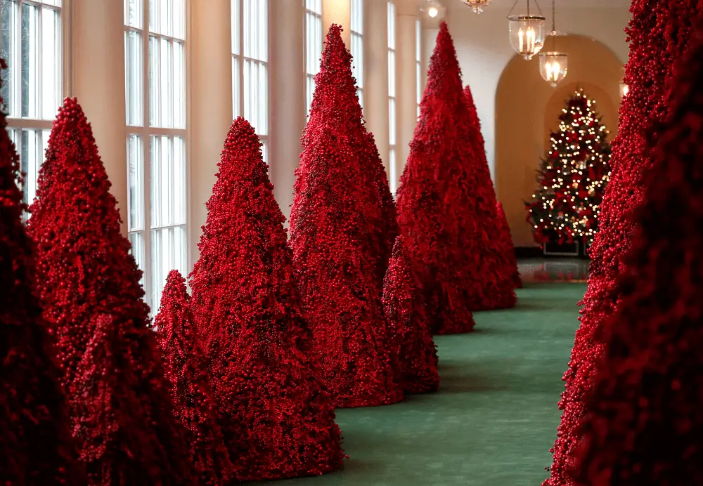 Red Christmas Tree