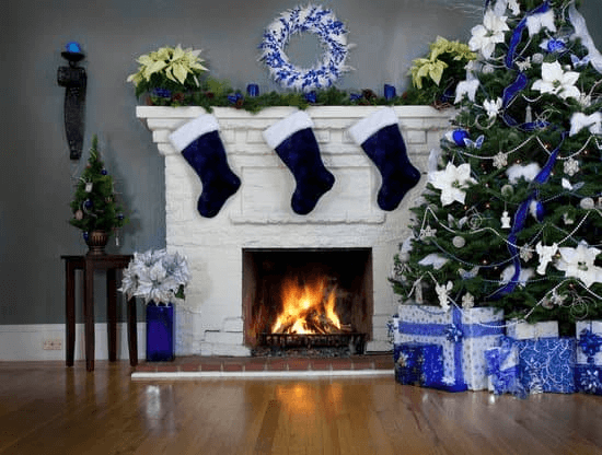 Blue or Purple Christmas Tree
