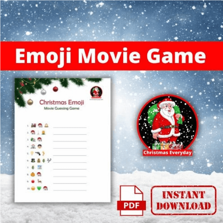 Emoji Movie Christmas Game