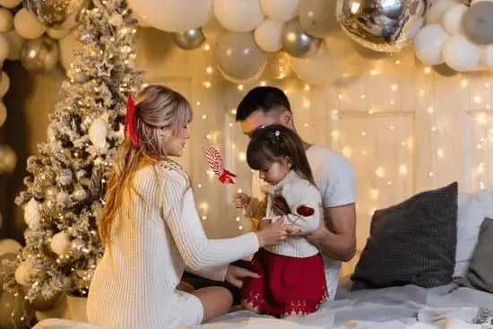 Family Photos on the Christmas Tree