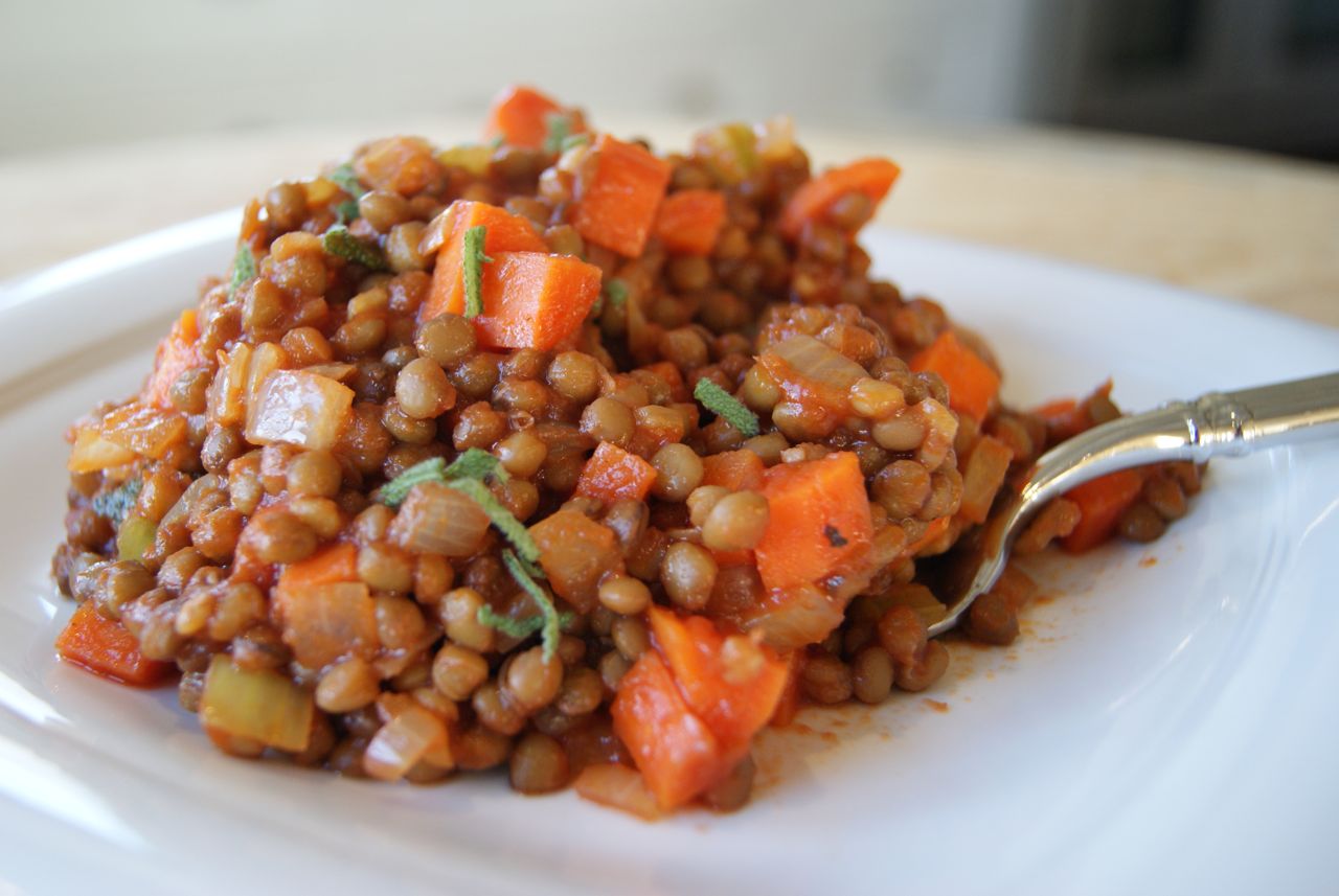 Lucky lentils in Italy