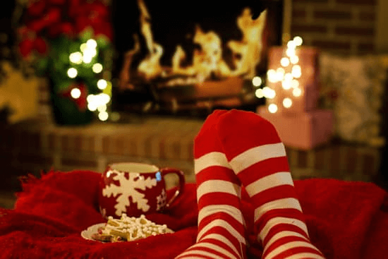 Christmas Fact #4 Socks on the fireplace