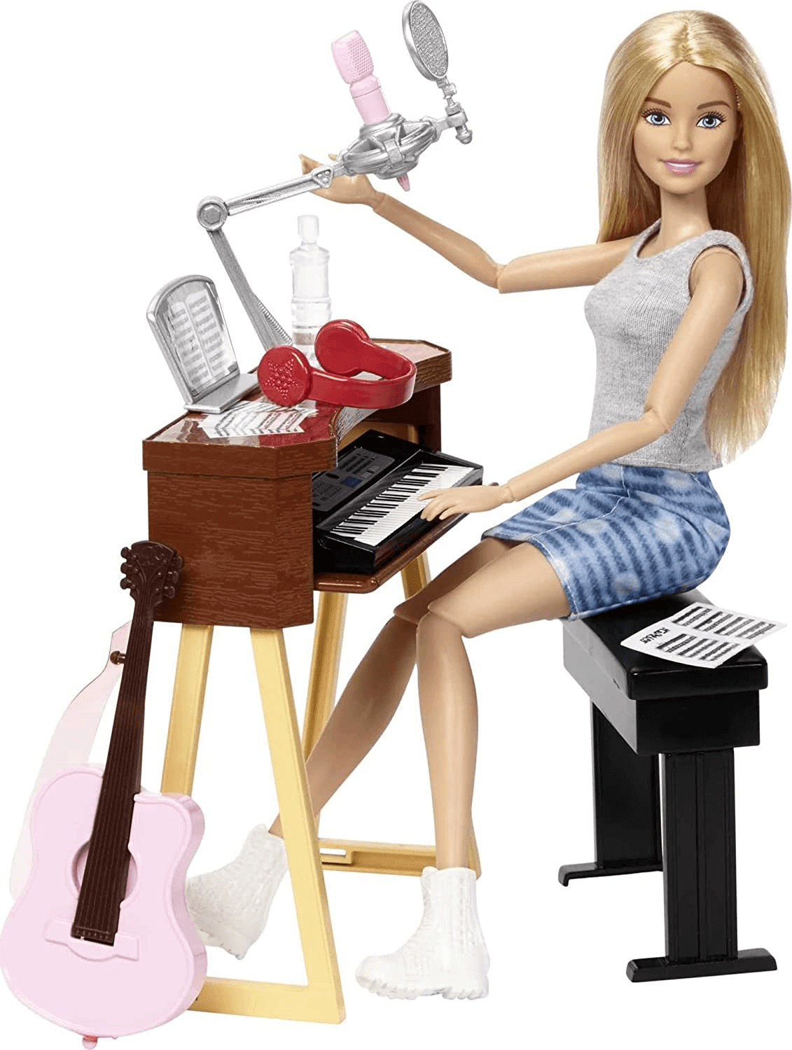 Barbie Musician Doll with Musical Instruments!