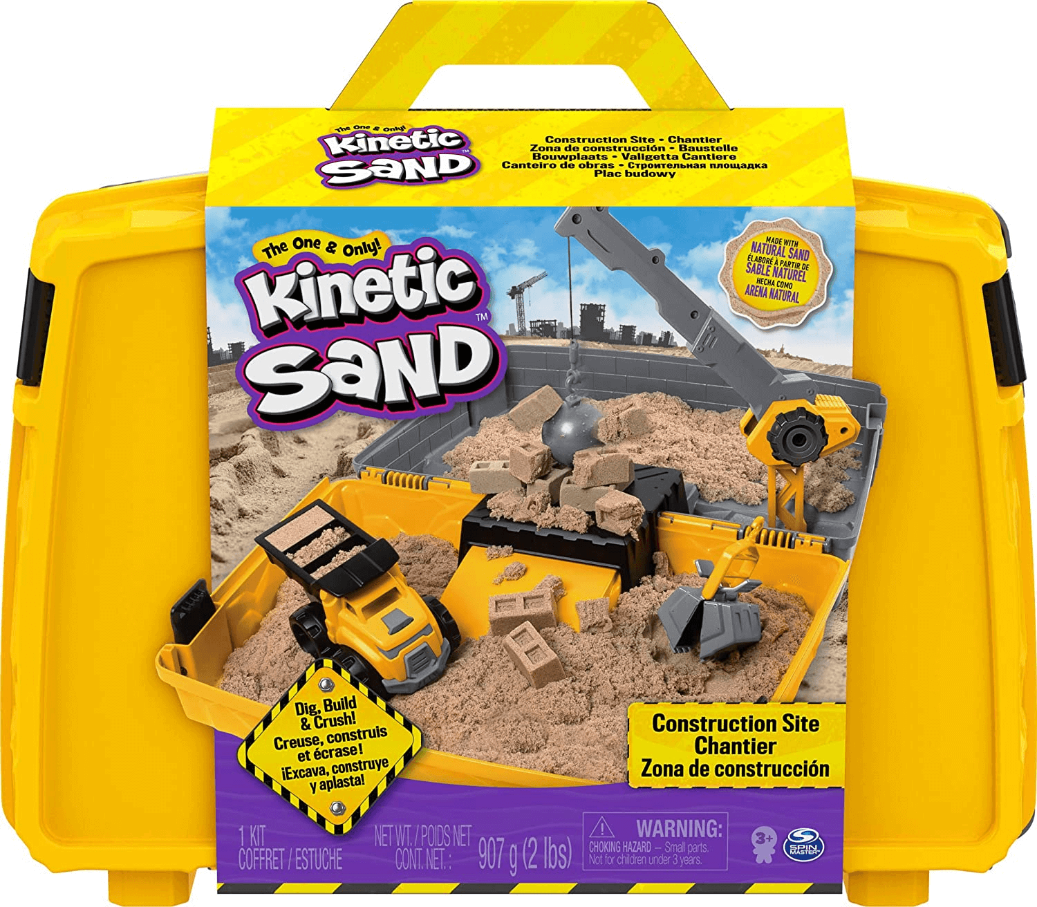 Construction Site Folding Sandbox Playset