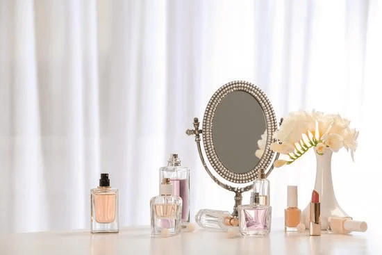 Perfumes and nail polishes