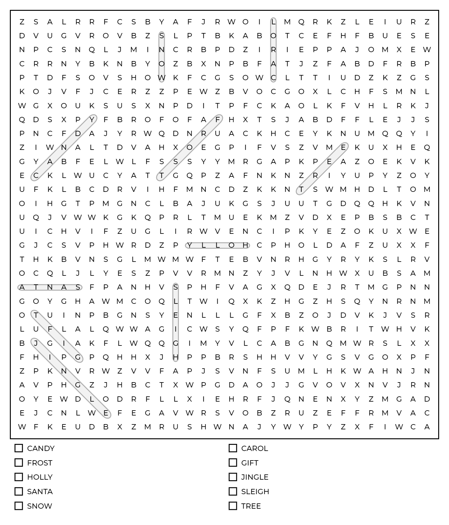 word search puzzles