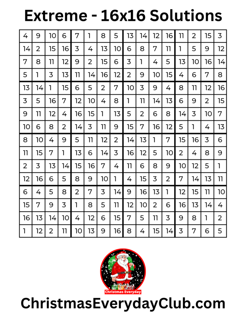 Sudoku to Beat Christmas Stress