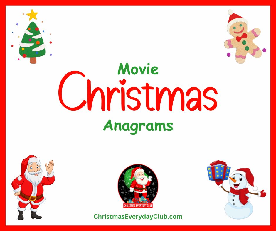 Christmas Movie Anagrams