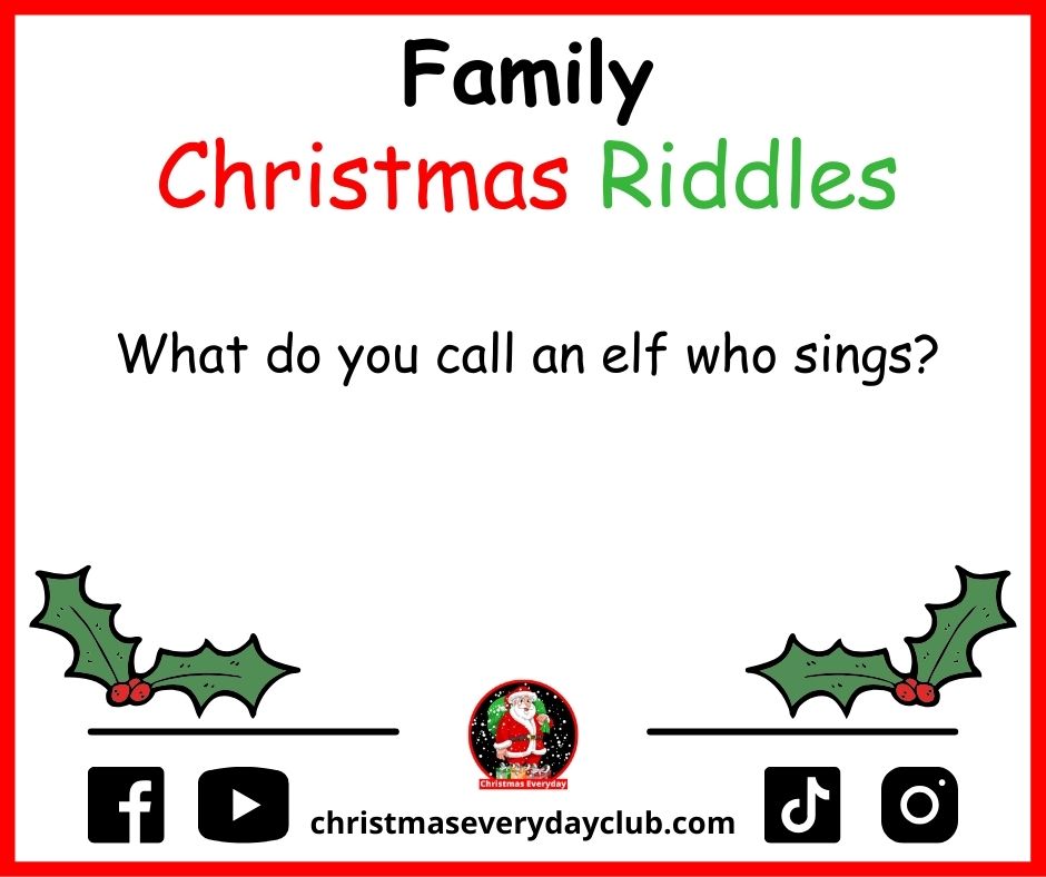 Family Christmas Riddles