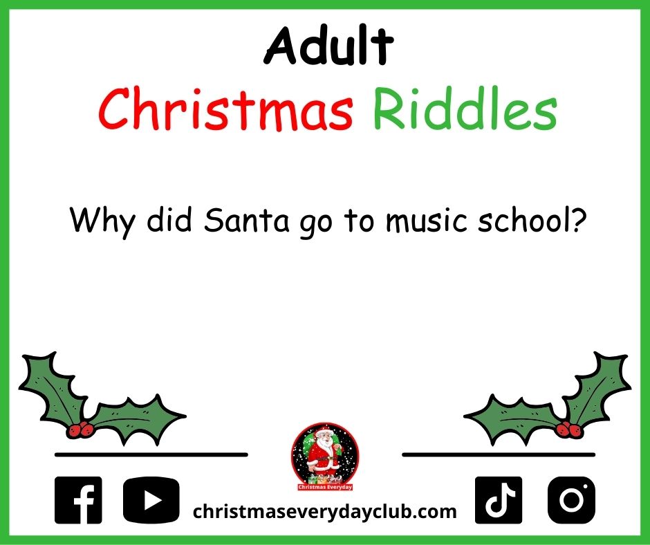 Funny Christmas Riddles for Adults