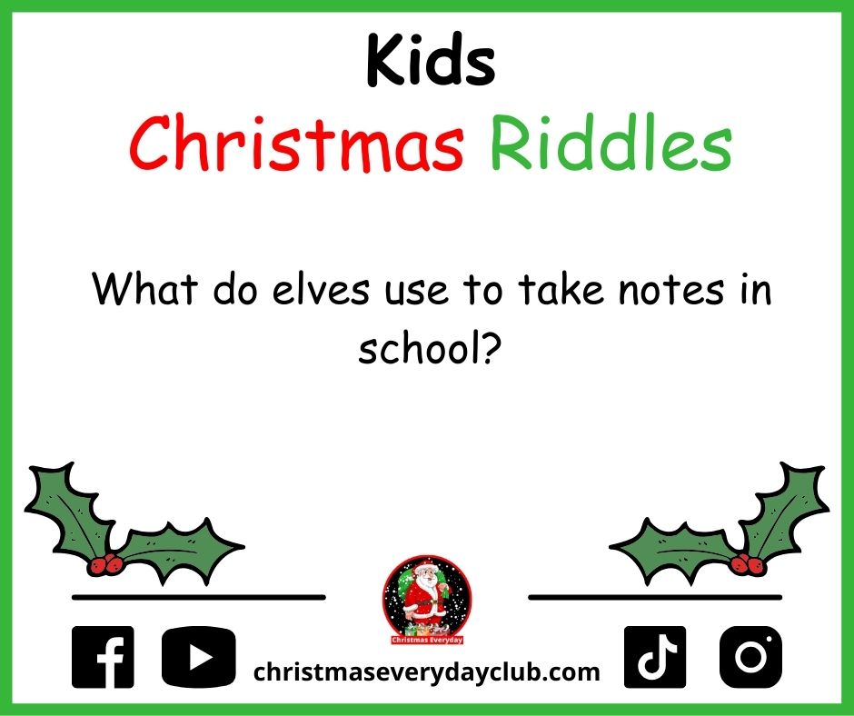 Funny Christmas Riddles for Kids