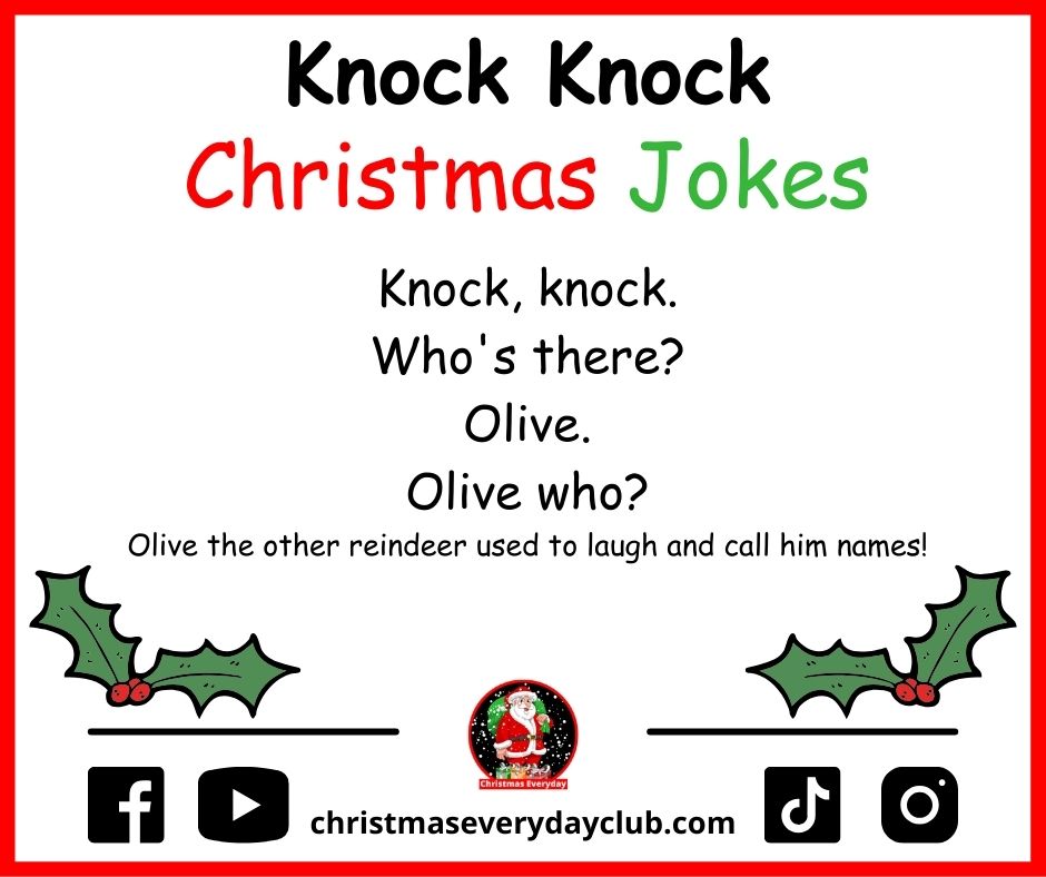 Knock Knock Christmas Riddles
